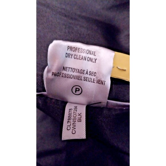 Calvin Klein Black Wool Blend Button Down Single Breasted Peacoat Size XL - Picture 9 of 12